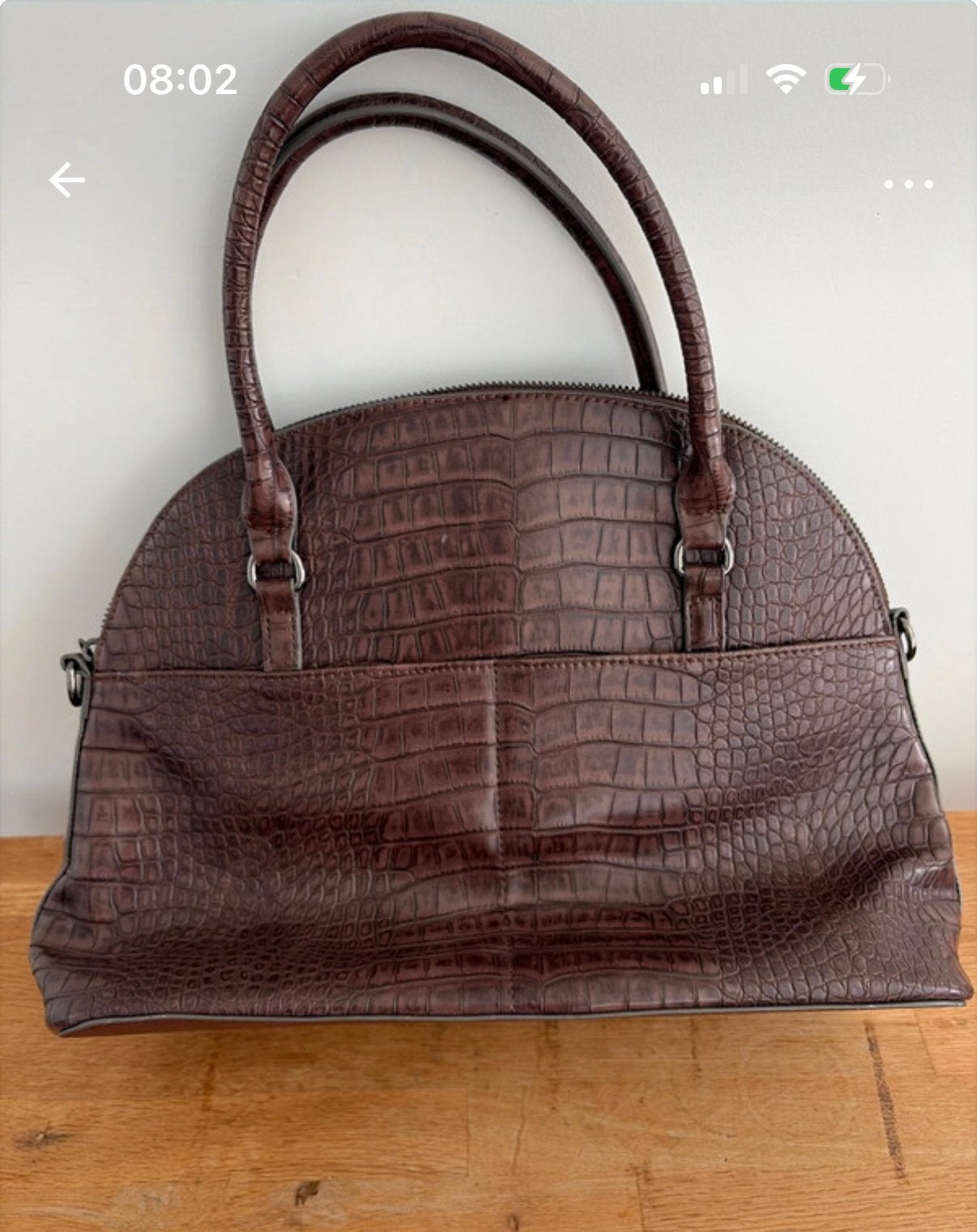 Bruine handtas, Handtassen en Accessoires, Ophalen, Zo goed als nieuw, Handtas