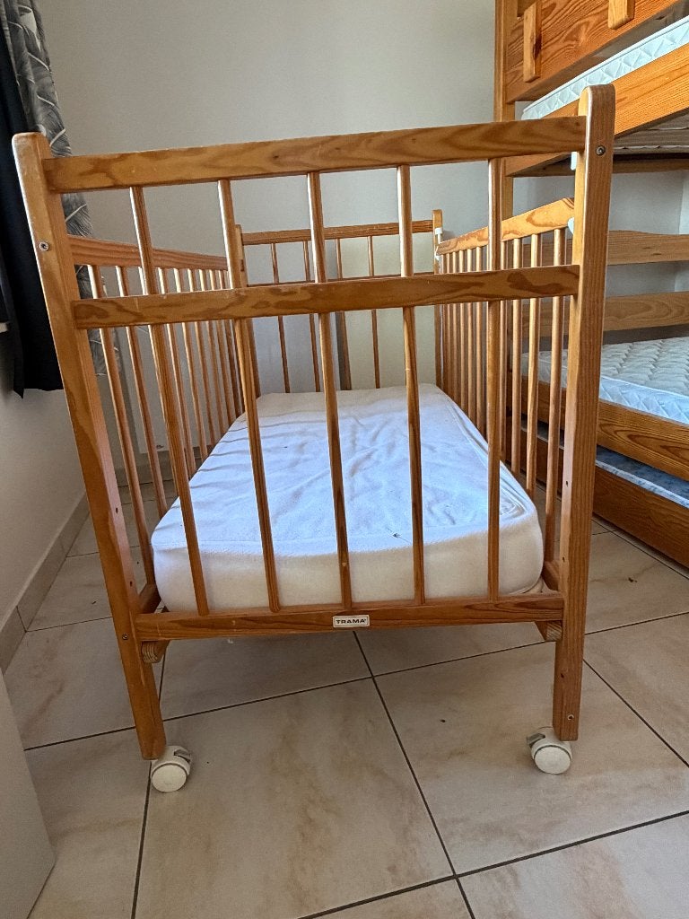 Kinderbed, Ophalen, Matras