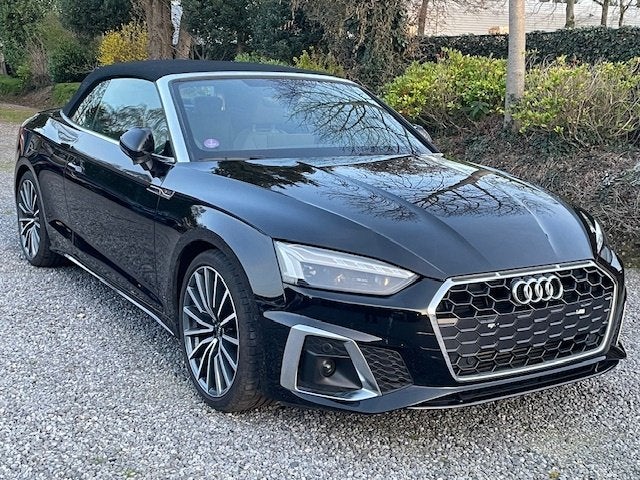 AUDI A5 Cabriolet S-Line 35 TFSI S-Tronnic, 29313 km, 24/08, Autos, Cuir, Entreprise, Cabriolet, Automatique