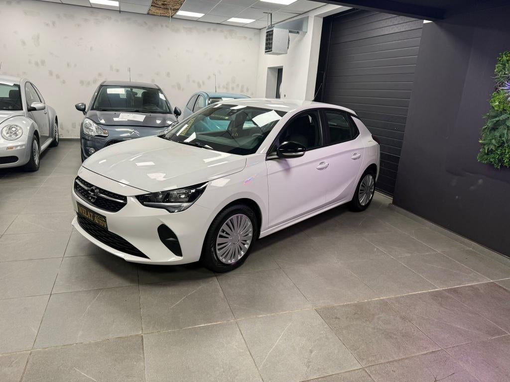 OPEL CORSA 2020 BENZINE EURO 6/ NIEUWE STAAT, Auto's, Bluetooth, 75 kW, Wit, Bedrijf