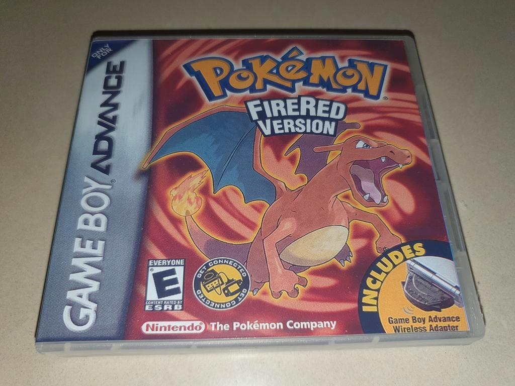 Pokemon FireRed Game Boy Advance GBA Game Case, Games en Spelcomputers, Games | Nintendo Game Boy, Zo goed als nieuw, Verzenden