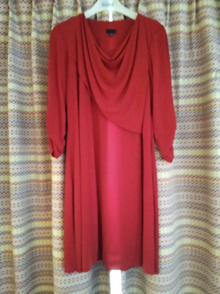 kleed Giovane, maat 44, Kleding | Dames, Jurken, Maat 42/44 (L), Ophalen of Verzenden, Gedragen, Rood