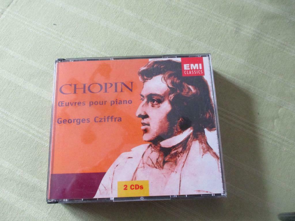 COFFRET 2 CDs C HOPIN.  OEUVRES POUR PIANO. GEORGES CZIFFRA., CD & DVD, Enlèvement ou Envoi, Musique de chambre, Coffret