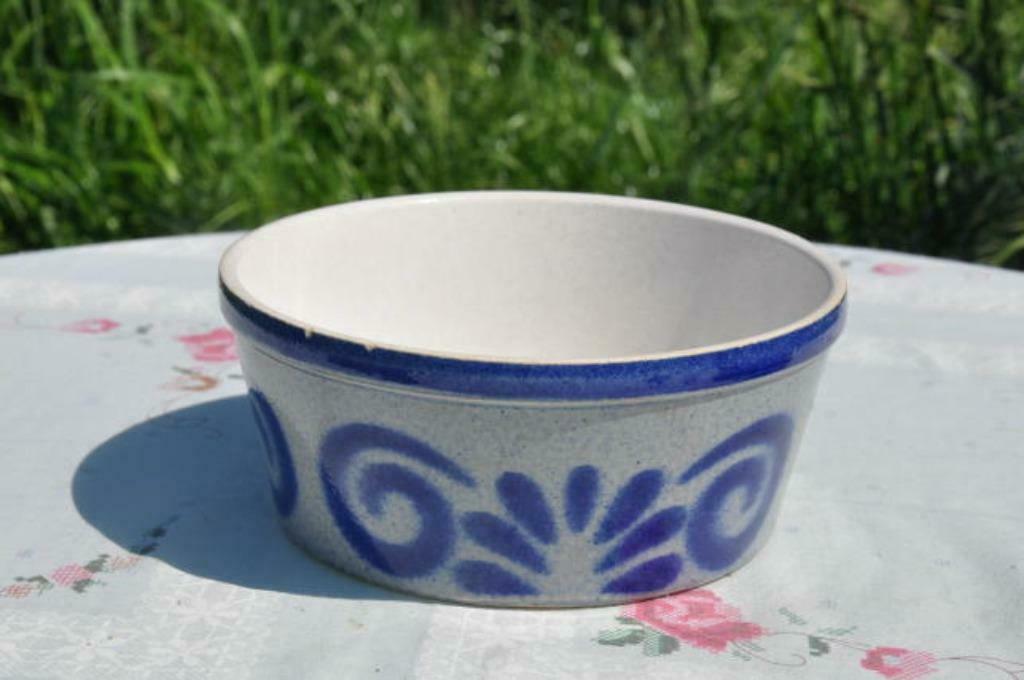 §  plat terrine pour four faience gris bleu, Keramiek, Overige typen, Ophalen of Verzenden, Zo goed als nieuw