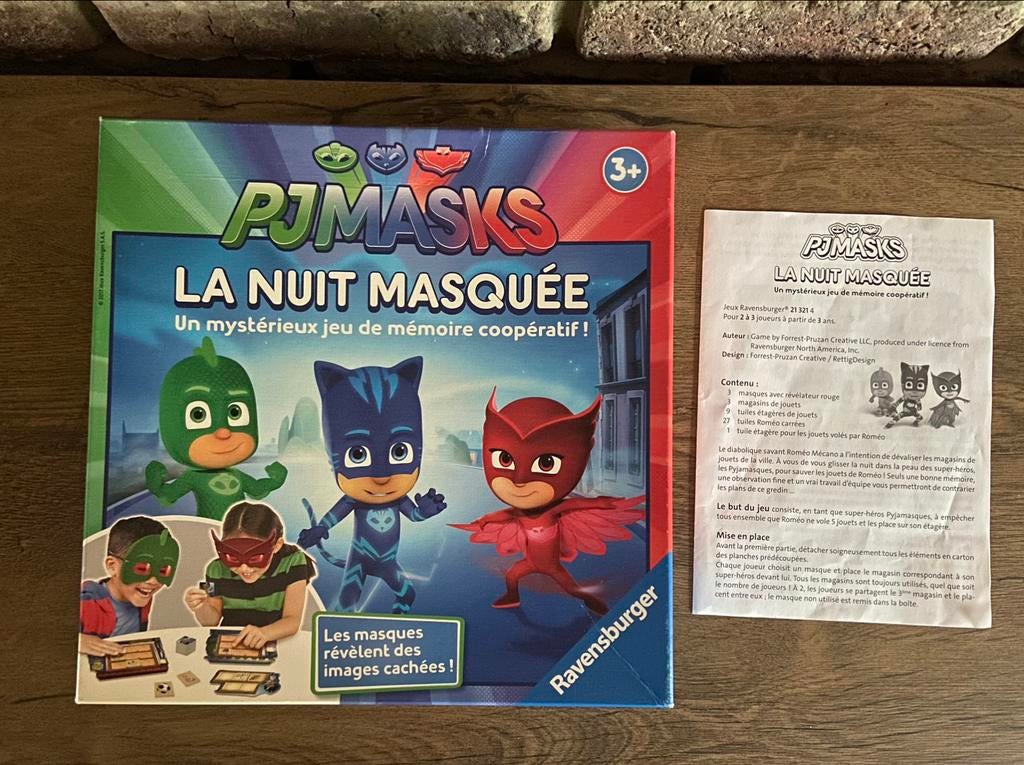 Jeu PYJAMASKS - La nuit masquée - 7€, Hobby & Loisirs créatifs, Jeux de société | Autre, Enlèvement ou Envoi