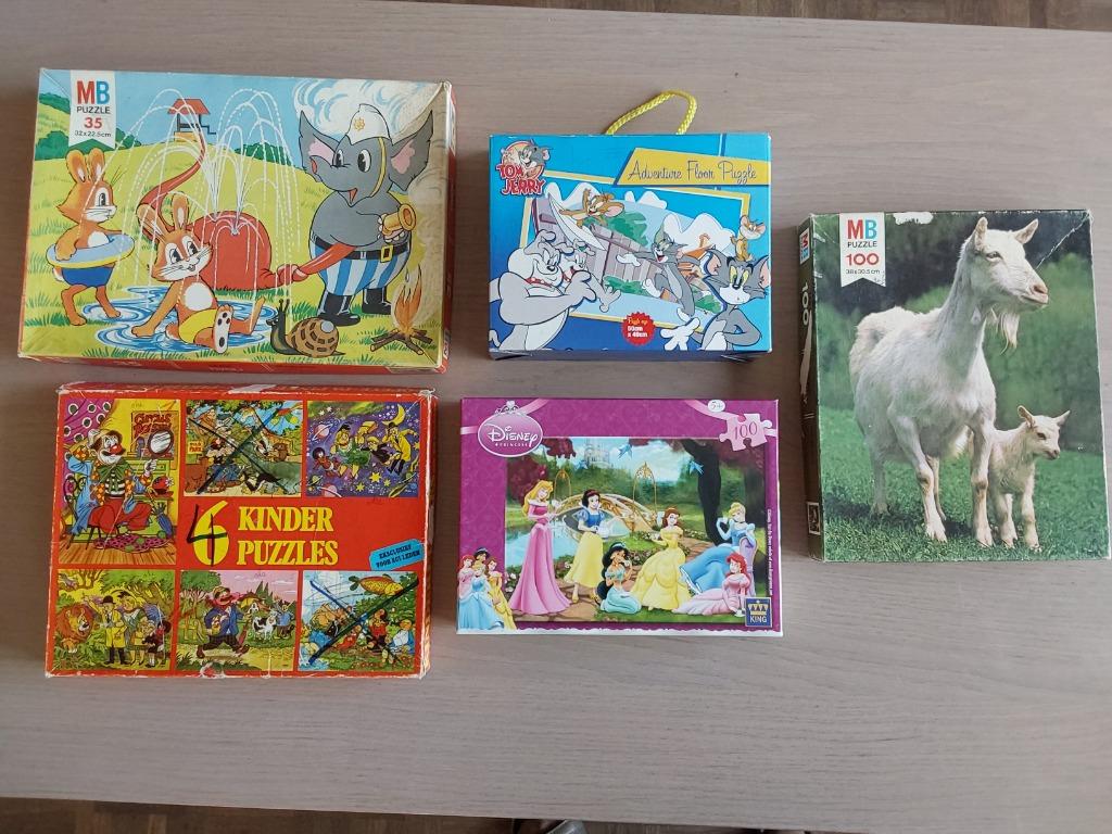 5 puzzles pour enfants à prix cassé, Enlèvement ou Envoi, Utilisé