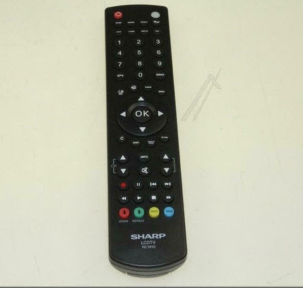 Afstandsbediening Sharp rc1910, Audio, Tv en Foto, Afstandsbedieningen, Ophalen of Verzenden, Nieuw, Origineel, Tv