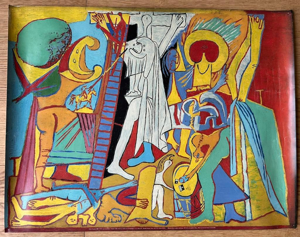 Poster Pablo Picasso, La Crucifixion, Antiek en Kunst, Ophalen