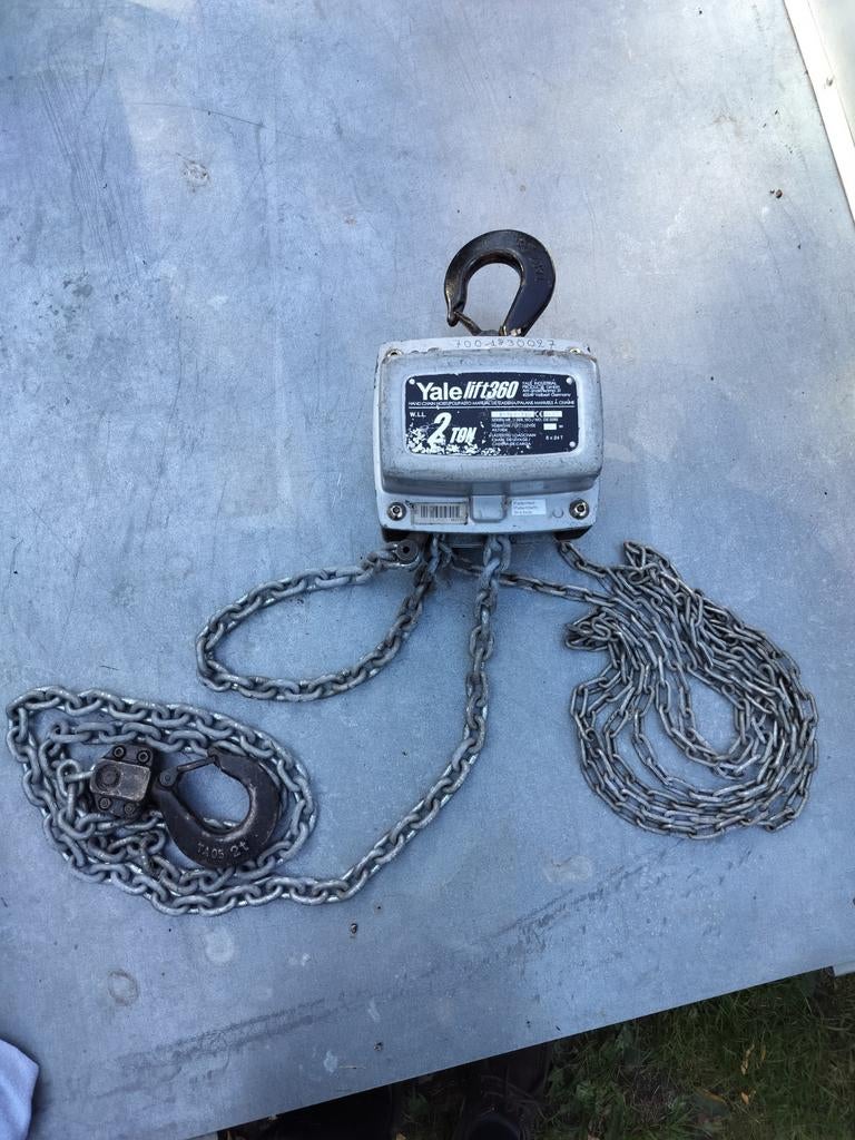 Handtakel Yale 2Ton lift 360°, Doe-het-zelf en Bouw, Ophalen