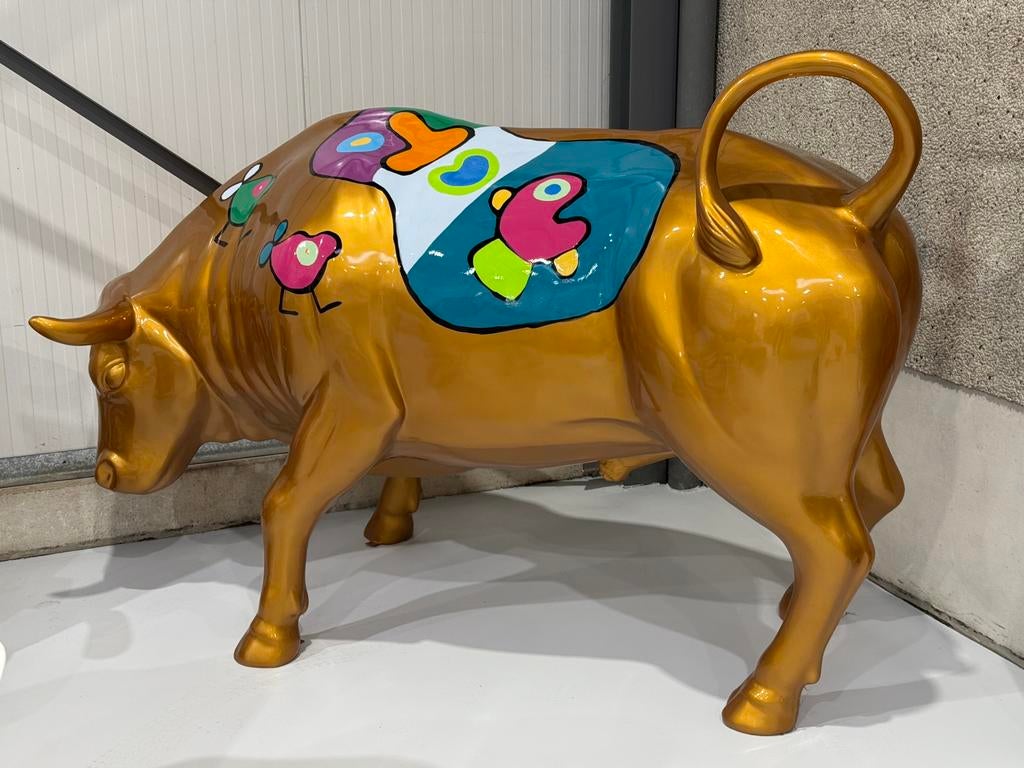 Stier Hannes D’haese, Antiek en Kunst, Kunst | Beelden en Houtsnijwerken, Ophalen