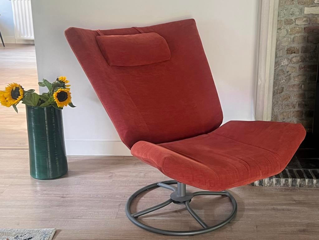 vintage zetel, Huis en Inrichting, Ophalen, Relax, Gebruikt, Minder dan 75 cm