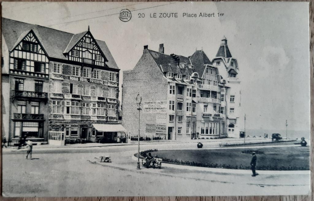 KNOKKE ZOUTE place Albert, Collections, Cartes postales | Belgique, Enlèvement ou Envoi