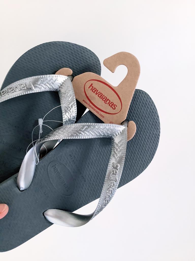 Havaianas slipper 36 nieuw met prijskaartje, Neuf, Gris, Enlèvement ou Envoi, Sandales de bain