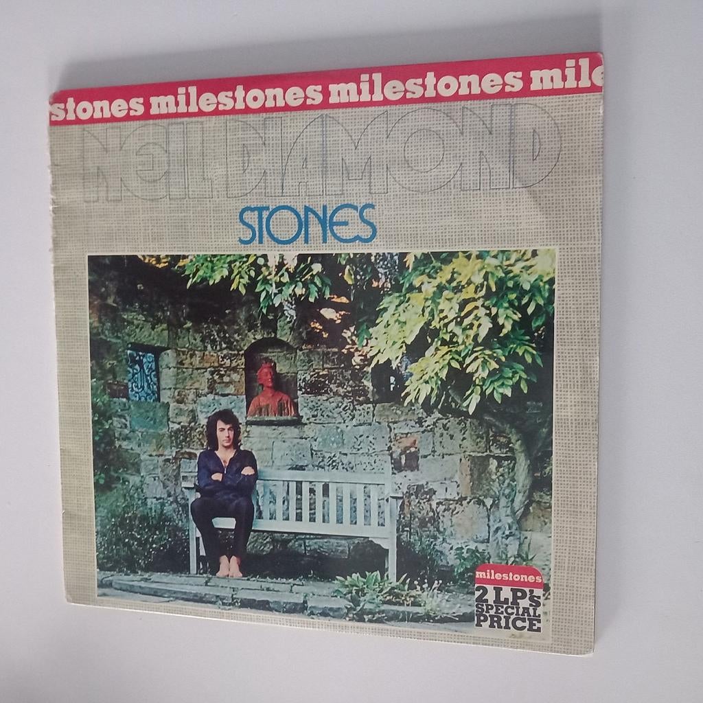 2 Lp vinyl Neil Diamond 'Milestones' 1971, Ophalen of Verzenden, Zo goed als nieuw