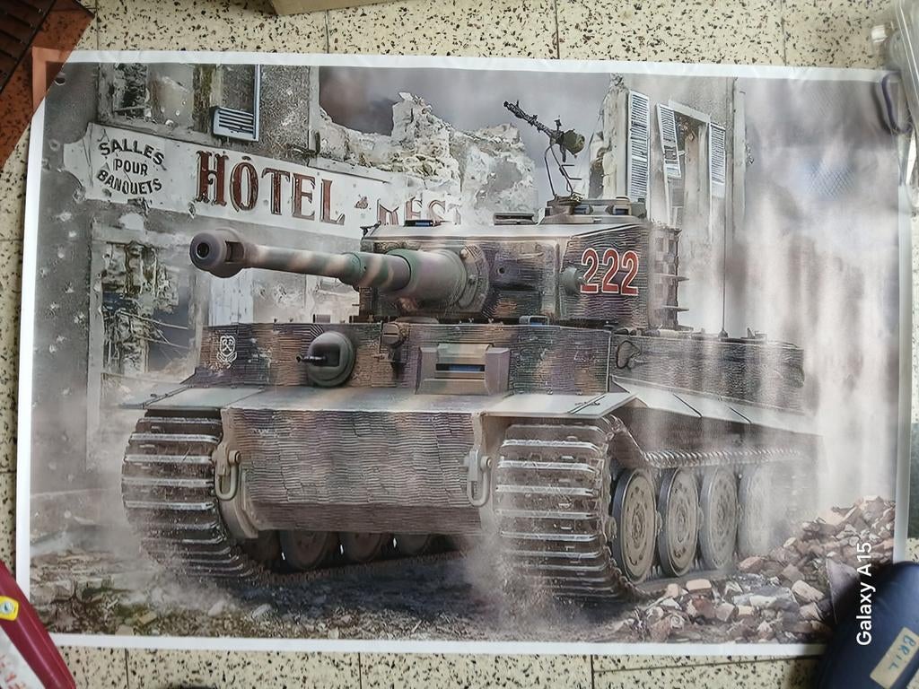LE TIGRE EST SUR TOILE 75 CM PAR 50 CM, Enlèvement ou Envoi, Neuf
