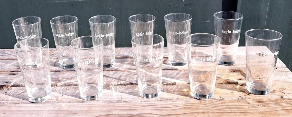 Glas glazen bierglazen, Antiek en Kunst, Verzenden