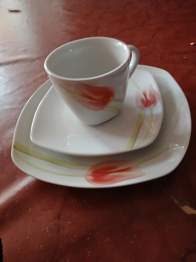 Koffie set 3delig 12stuks, Antiek en Kunst, Ophalen