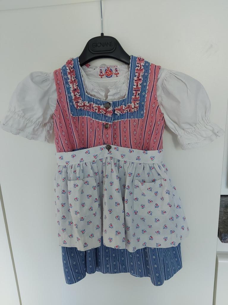 Authentiek Dirndl kleedje kindermaat 98, Enlèvement, Comme neuf, Fille, Robe ou Jupe