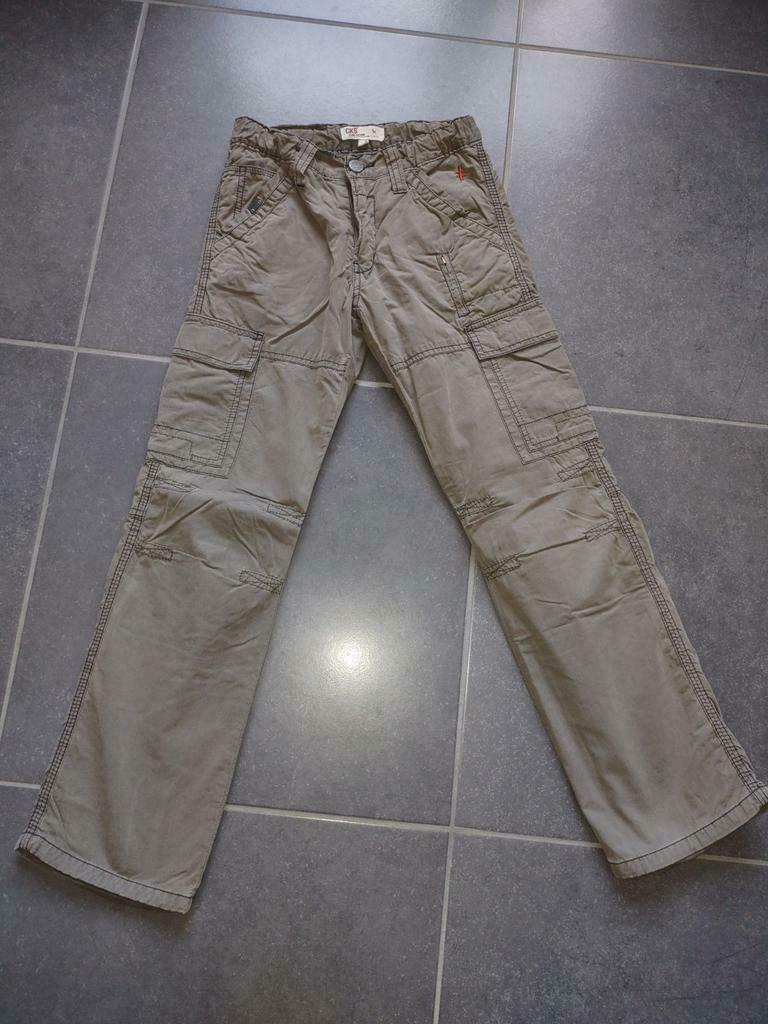 Gevoerde verstelbare broek - CKS - maat 140, Pantalon, Garçon, Enlèvement ou Envoi, Comme neuf