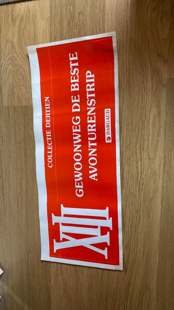 Sticker géant Vance XIII 25x62 cm années 1980, Enlèvement ou Envoi, Comme neuf