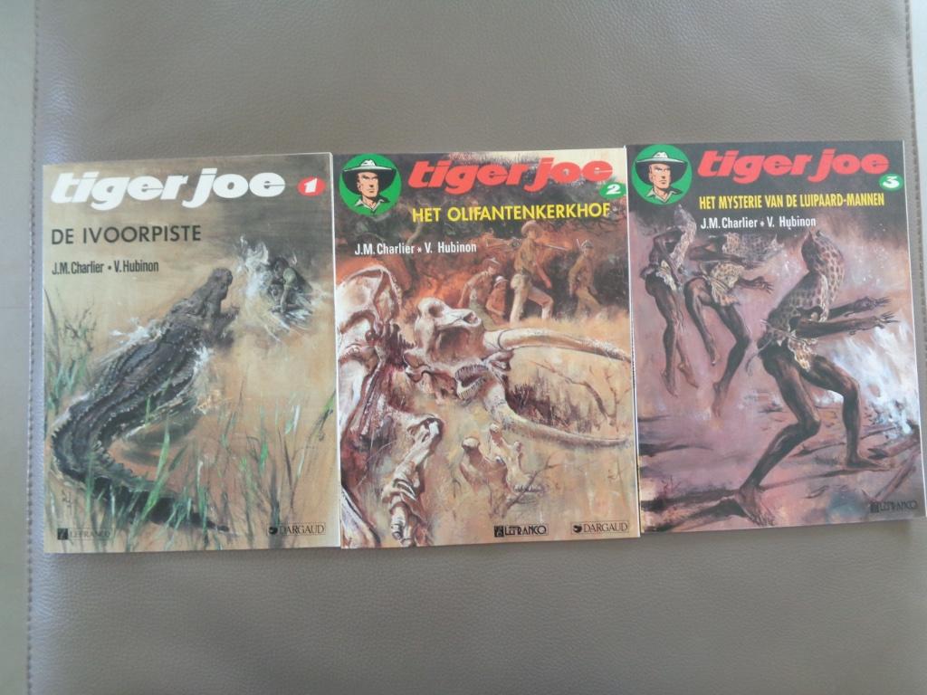 Tiger Joe (Charlier/Hubinon)-compleet album 1 tem 3 - 1e dr, Boeken, Stripverhalen, Ophalen of Verzenden