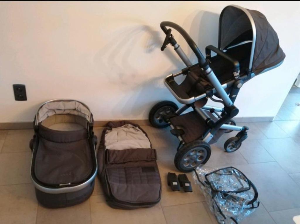 Combi kinderwagen Joolz met toebehoren, Gebruikt, Verstelbare duwstang, Combiwagen, Ophalen