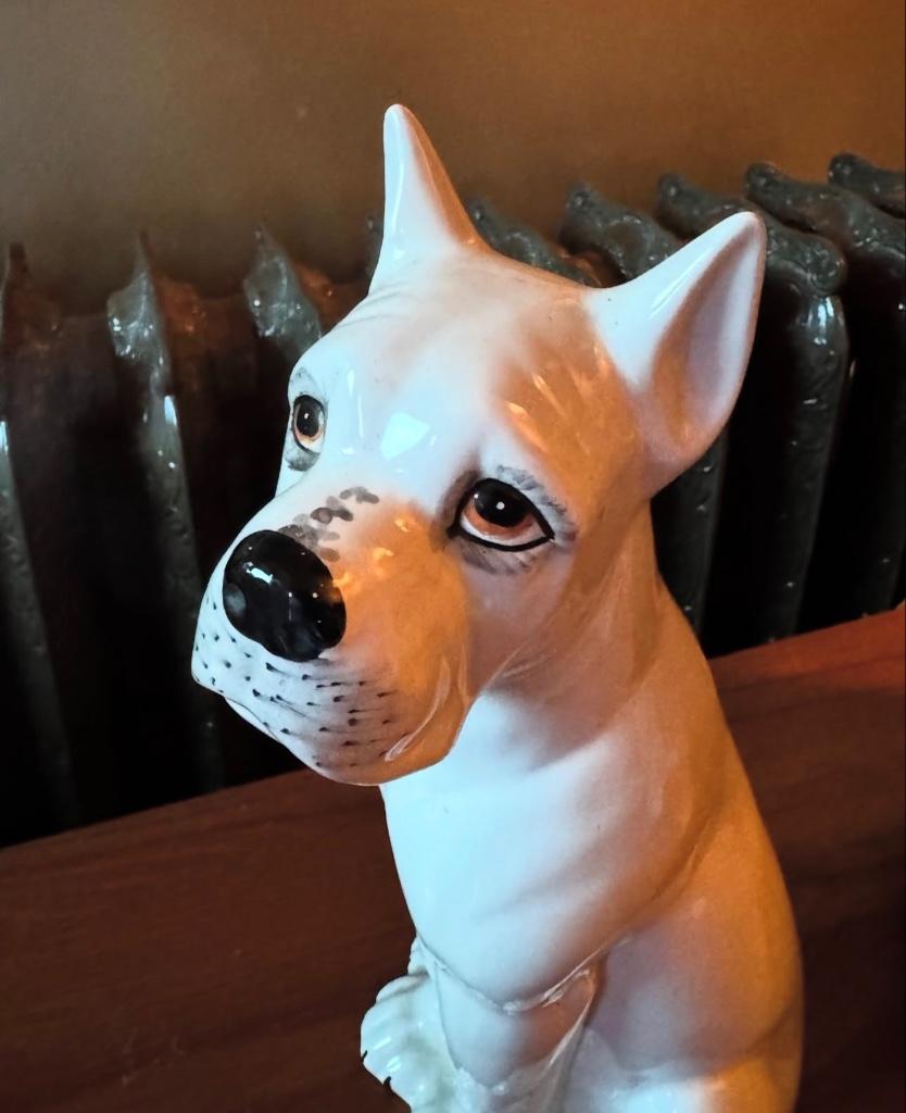 Vintage hond in keramiek, Ophalen