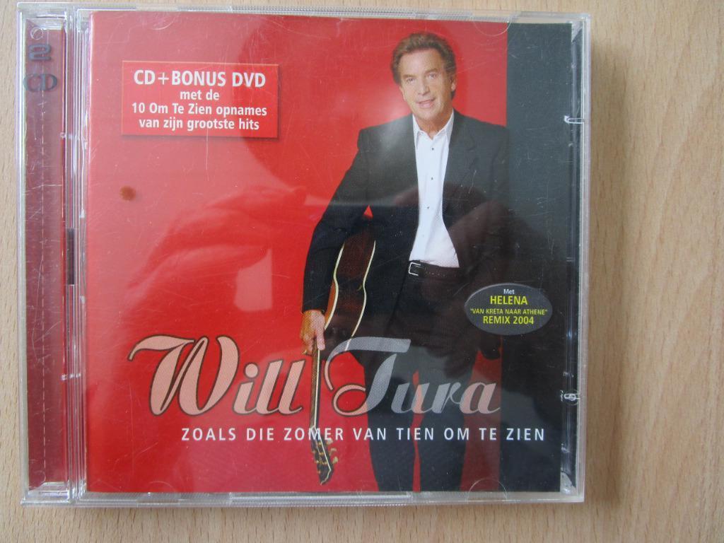WILL TURA : ZOALS DE ZOMER VAN TIEN OM TE ZIEN(CD+DVD), Cd's en Dvd's, Ophalen of Verzenden, Zo goed als nieuw, Levenslied of Smartlap
