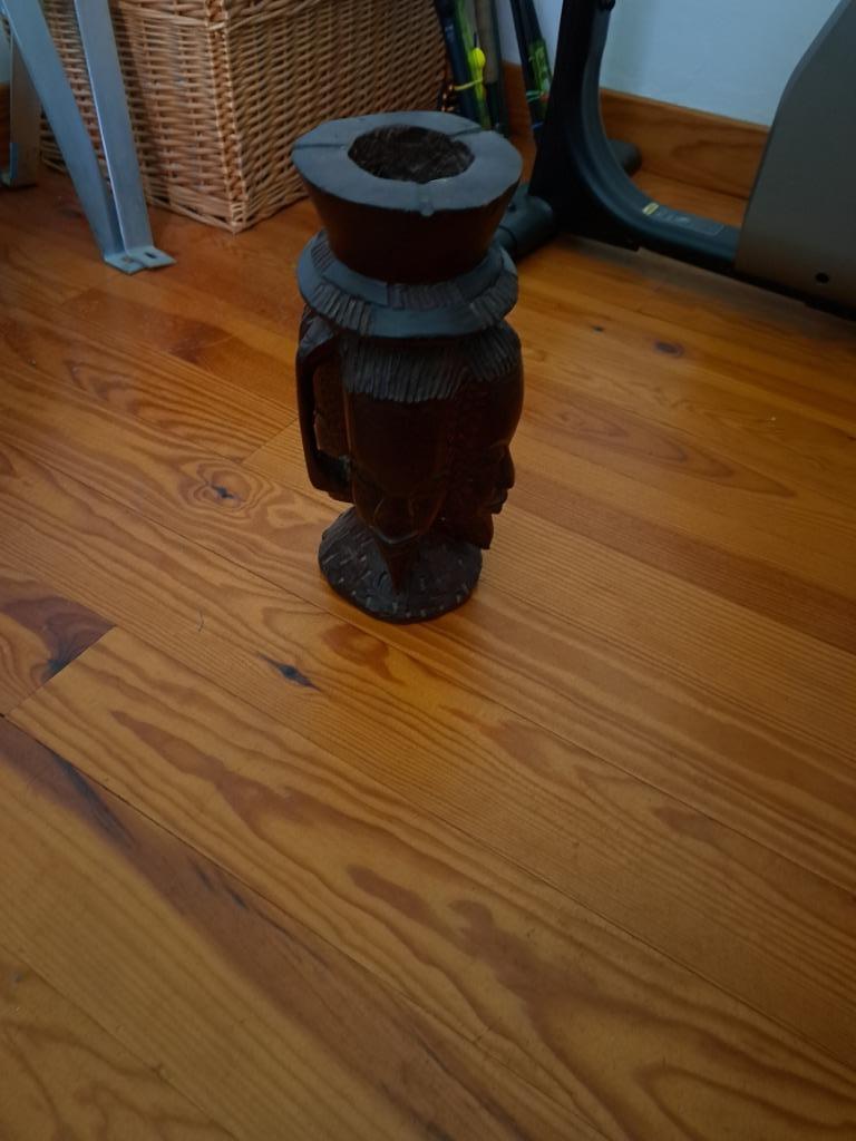 objet africain cendrier en bois, Antiquités & Art, Enlèvement ou Envoi