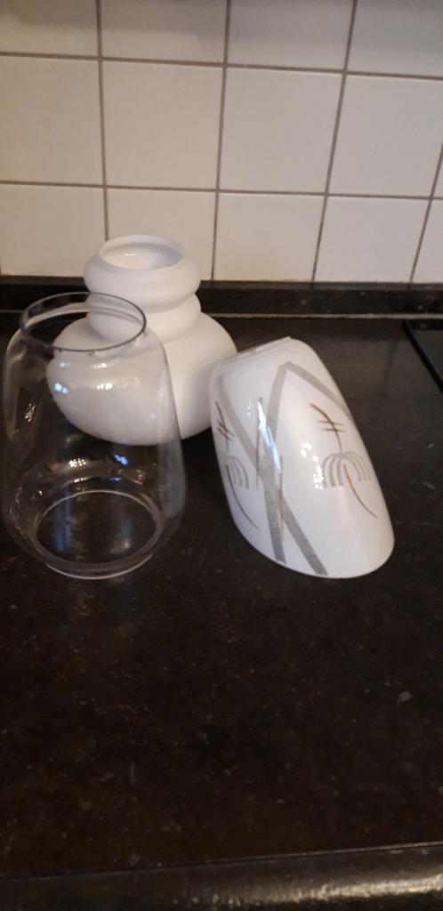 Vintage glazen lampenkappen, Antiek en Kunst, Ophalen of Verzenden