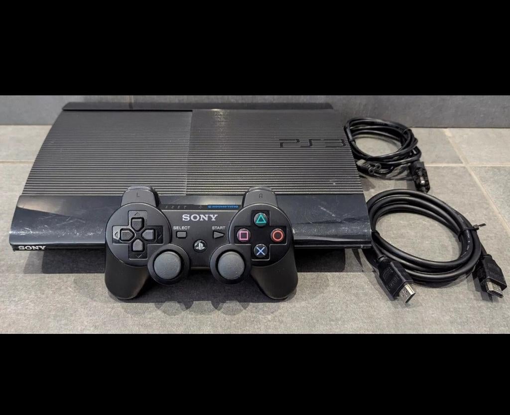 Ps3 ultra sim 500 gb 3 jeux, Enlèvement ou Envoi, Comme neuf, 500 GB