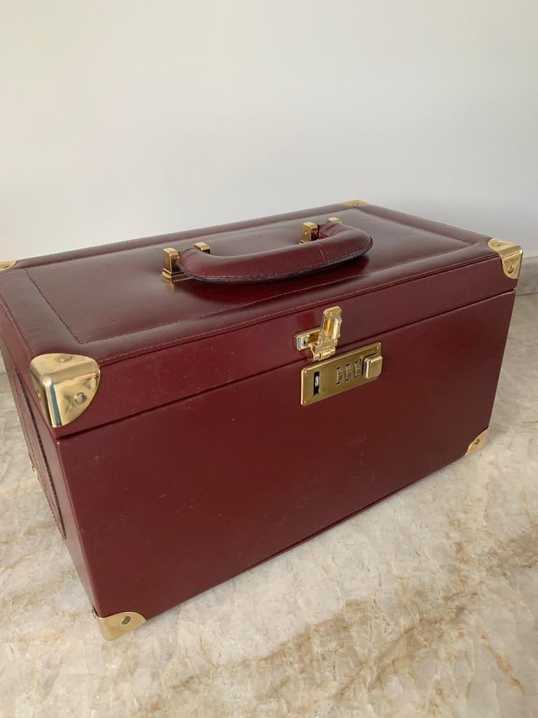 FRANZEN make-up koffertje geïnspireerd op Cartier, Handtassen en Accessoires, Ophalen, Gebruikt