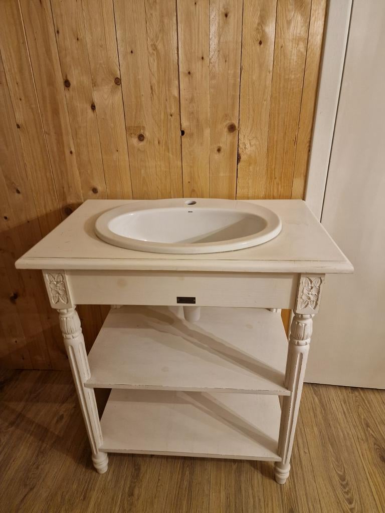 Lavabo in mooi meubel ingewerkt, Huis en Inrichting, Badkamer | Badkamermeubels, Ophalen, 75 cm of meer, Nieuw, 50 tot 100 cm
