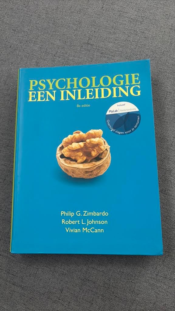 Psychologie Een Inleiding 8e editie, Enlèvement, Comme neuf