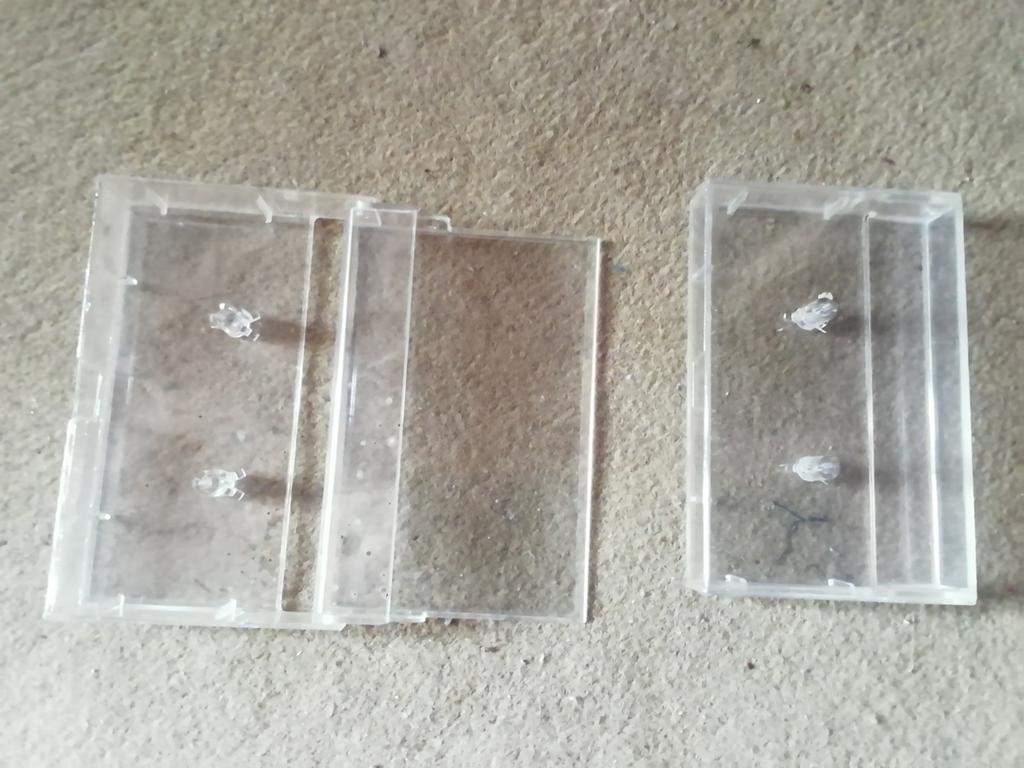 Lege cassette doosjes, Ophalen