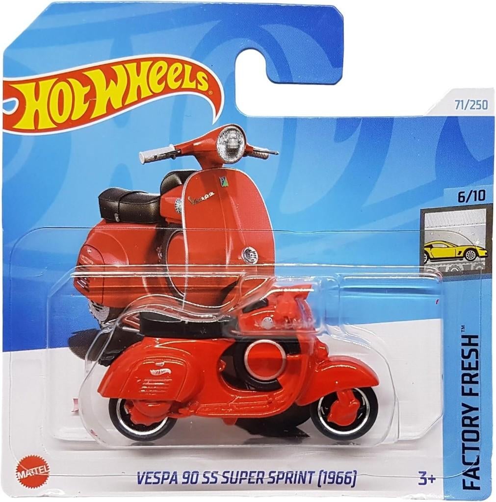 Hot Wheels - Factory Fresh - Vespa 90 SS Super Sprint (1966), 333 Continental Boulevard, El Segundo, CA 90245, United States, Service.mattel.com