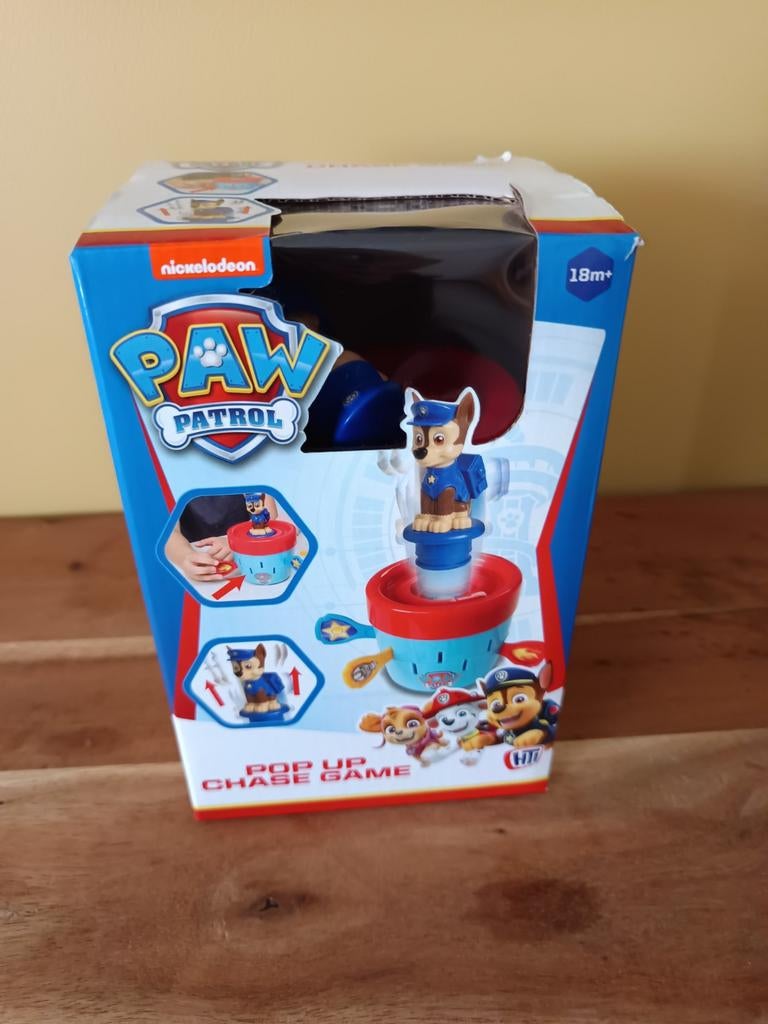Paw Patrol Pop up chase game, Enlèvement ou Envoi, Comme neuf