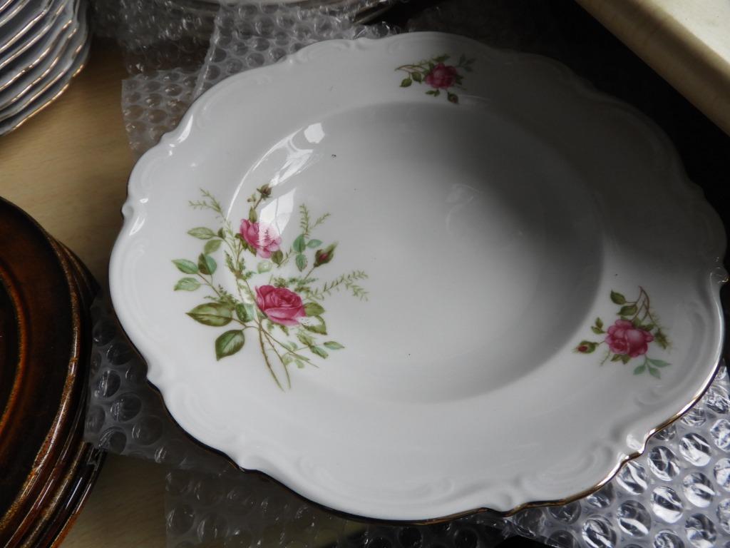 3 assiettes creuses en porcelaine Bavière 69 Mitterteich, Enlèvement