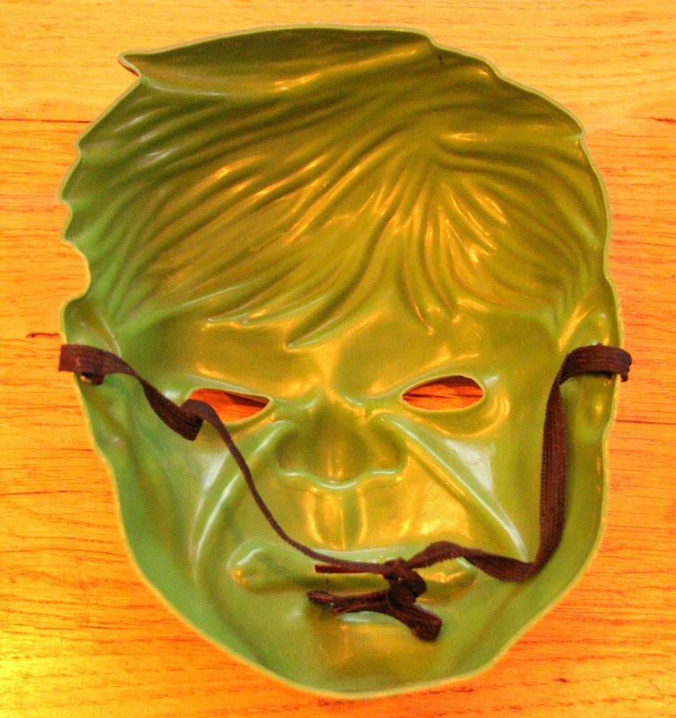 Hulk masker in perfecte staat, Ophalen of Verzenden, Zo goed als nieuw, Jongen of Meisje