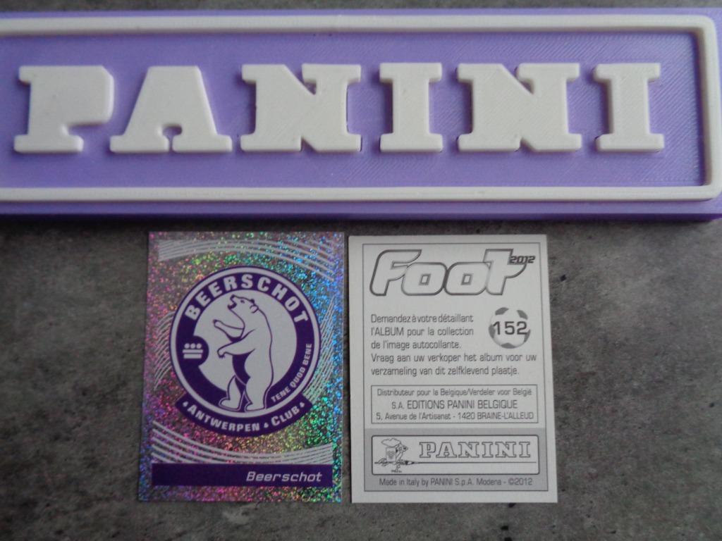 PANINI FOOTBALL 2012 BEERSCHOT STICKER BADGE VOETBAL , Verzenden, Nieuw, Sticker