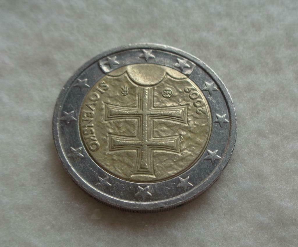 Pièce de monnaie 2 Euros "SLOVENSKO".2009- N5, Postzegels en Munten, Ophalen of Verzenden, 2 euro