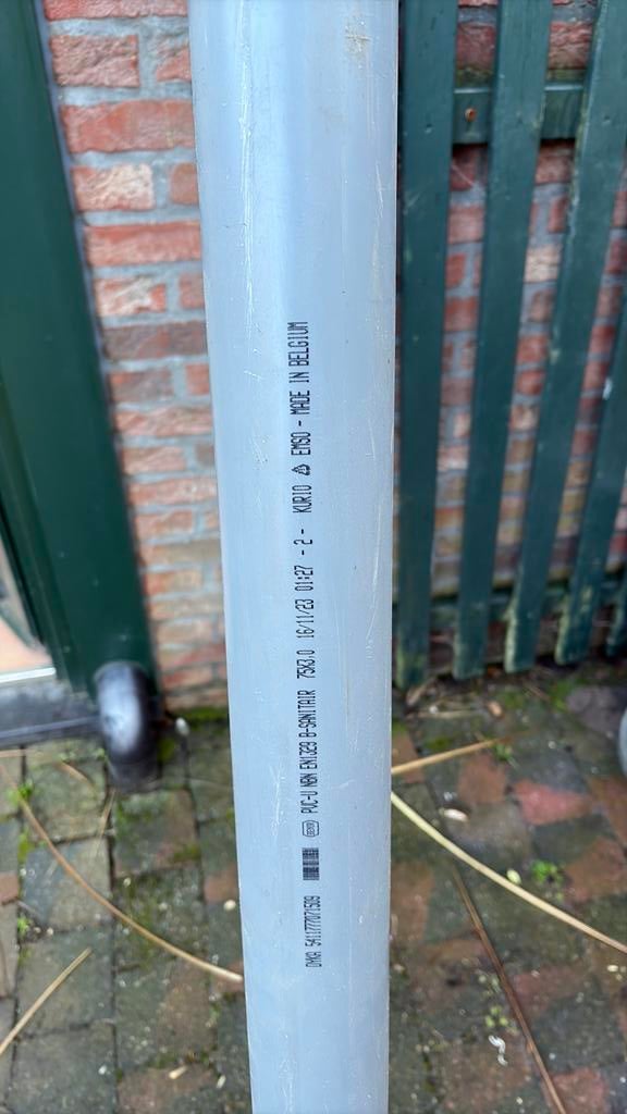 PVC dia75mm en 110mm, Ophalen, Zo goed als nieuw, PVC