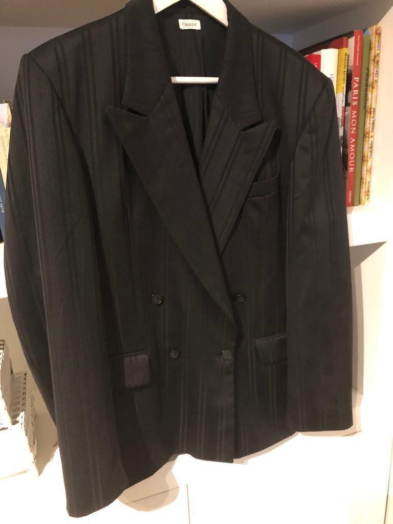 Filippa K designer blazer / vest / jasje, Zwart, Maat 42/44 (L), Ophalen of Verzenden, Jasje