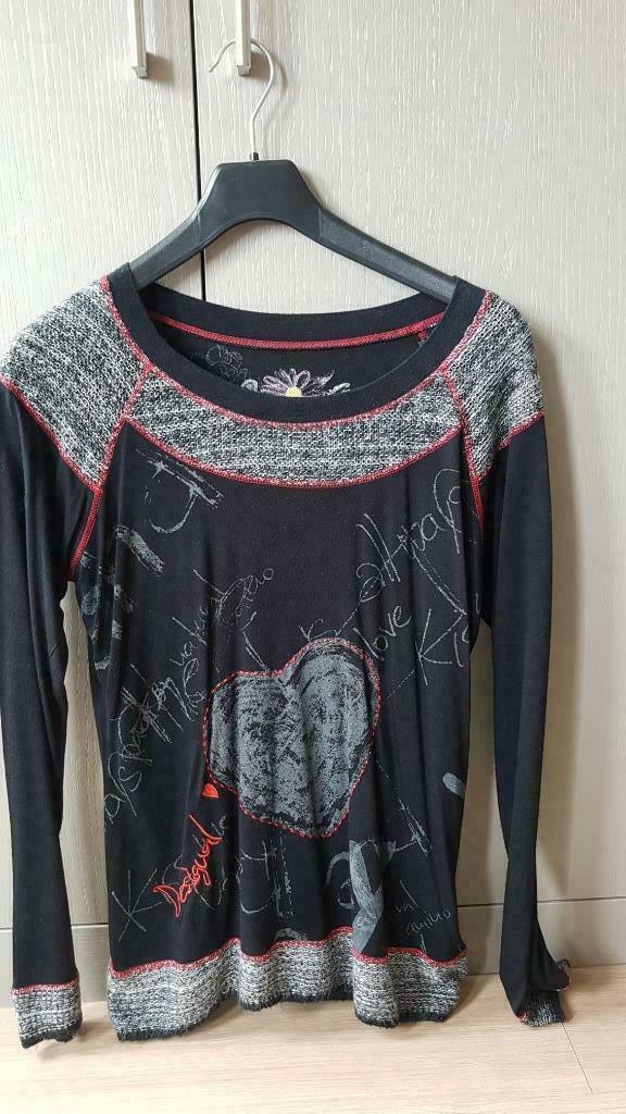 longsleeve"s desigual  XL, Kleding | Dames, Zwart, Maat 46/48 (XL) of groter, Ophalen of Verzenden, Zo goed als nieuw