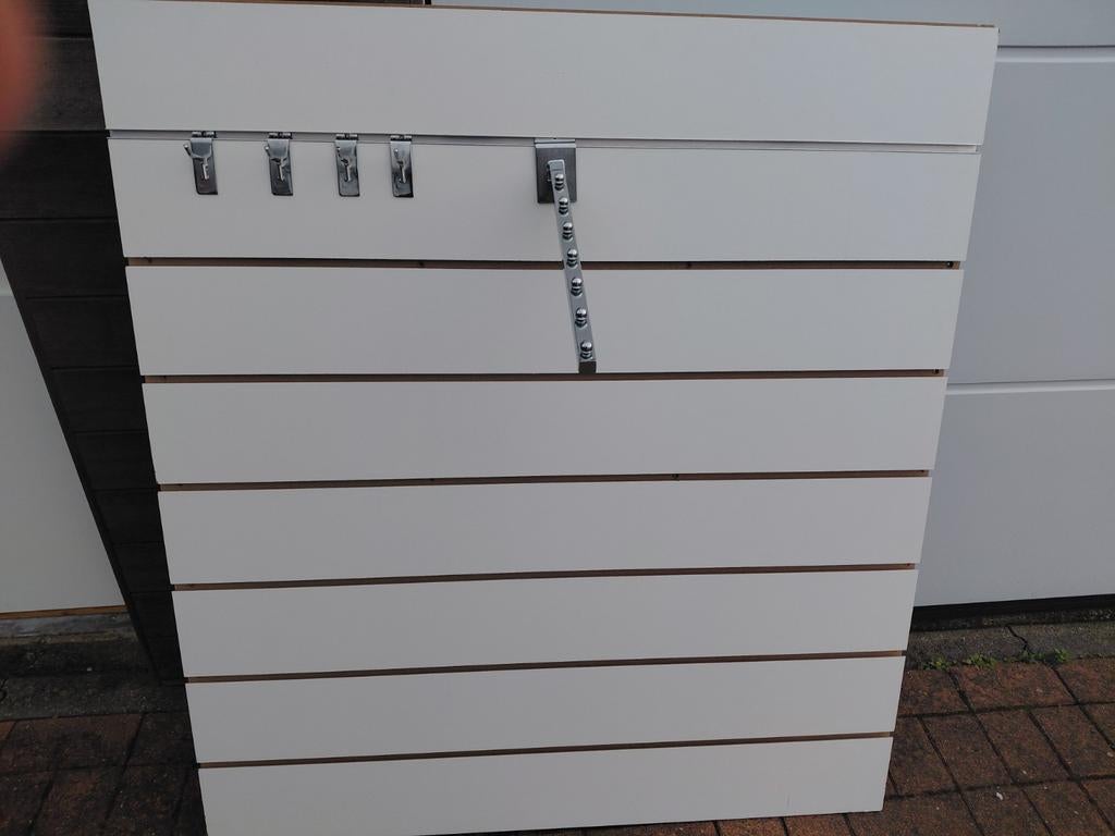 Mooi presentatie bord met aluminium houders, Ophalen