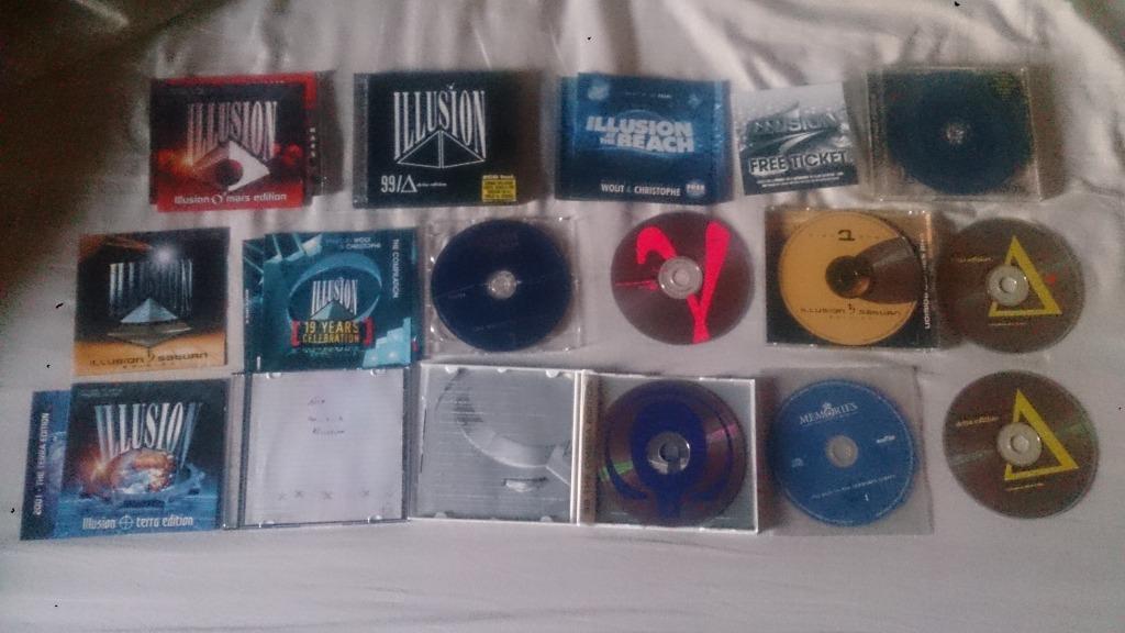 Lot onvolledige illusion cd's, Cd's en Dvd's, Cd's | Dance en House, Ophalen of Verzenden