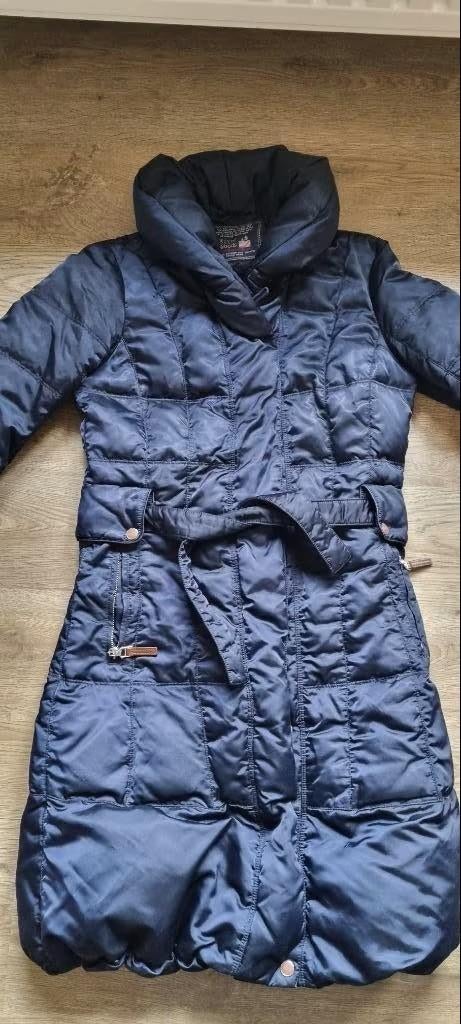 blauwe dons jas River Woods maat Small of 36, Blauw, River Woods, Ophalen of Verzenden, Zo goed als nieuw