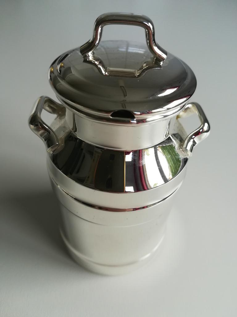 Pot à lait/crème fraîche en acier inoxydable, Enlèvement ou Envoi