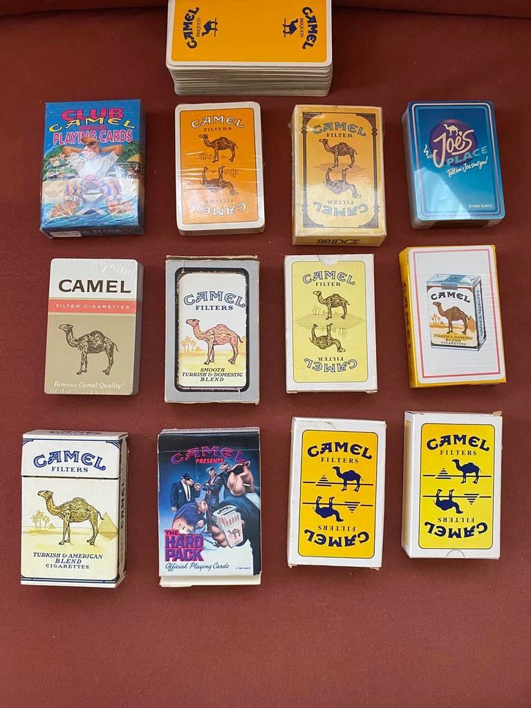 Camel-kaartspellen, Verzamelen, Ophalen of Verzenden, Zo goed als nieuw