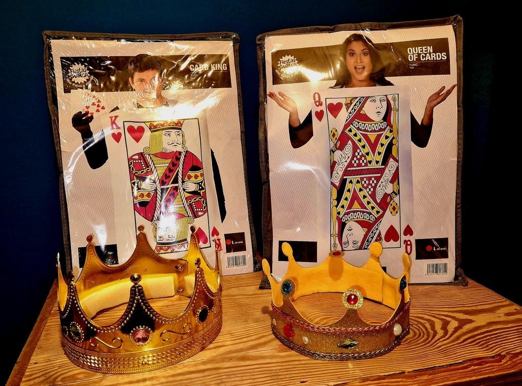 King  & Queen  of harts carnaval kostuum, Enlèvement